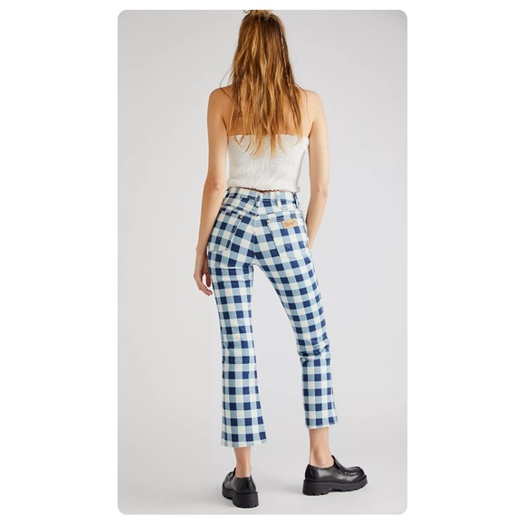 ★ NWT Wrangler Wrock 672 High-Rise Kick Flare Jeans Crop Jeans ★ - Picture 5 of 17